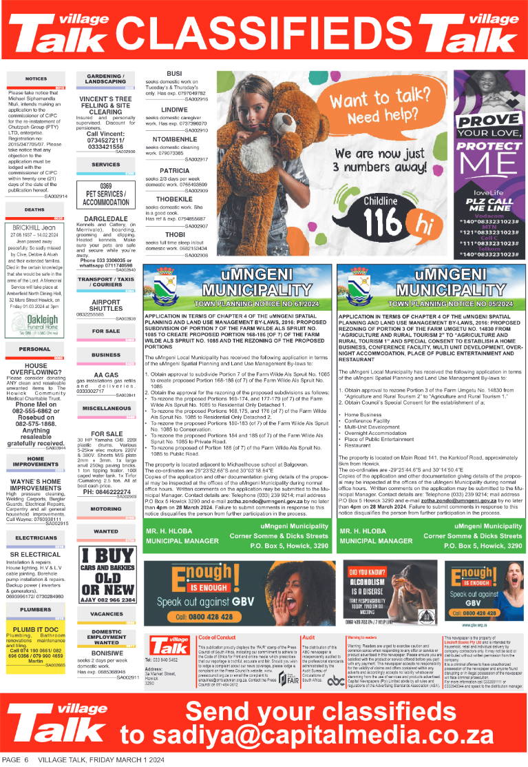 Village Talk 01.03.2024 page 6