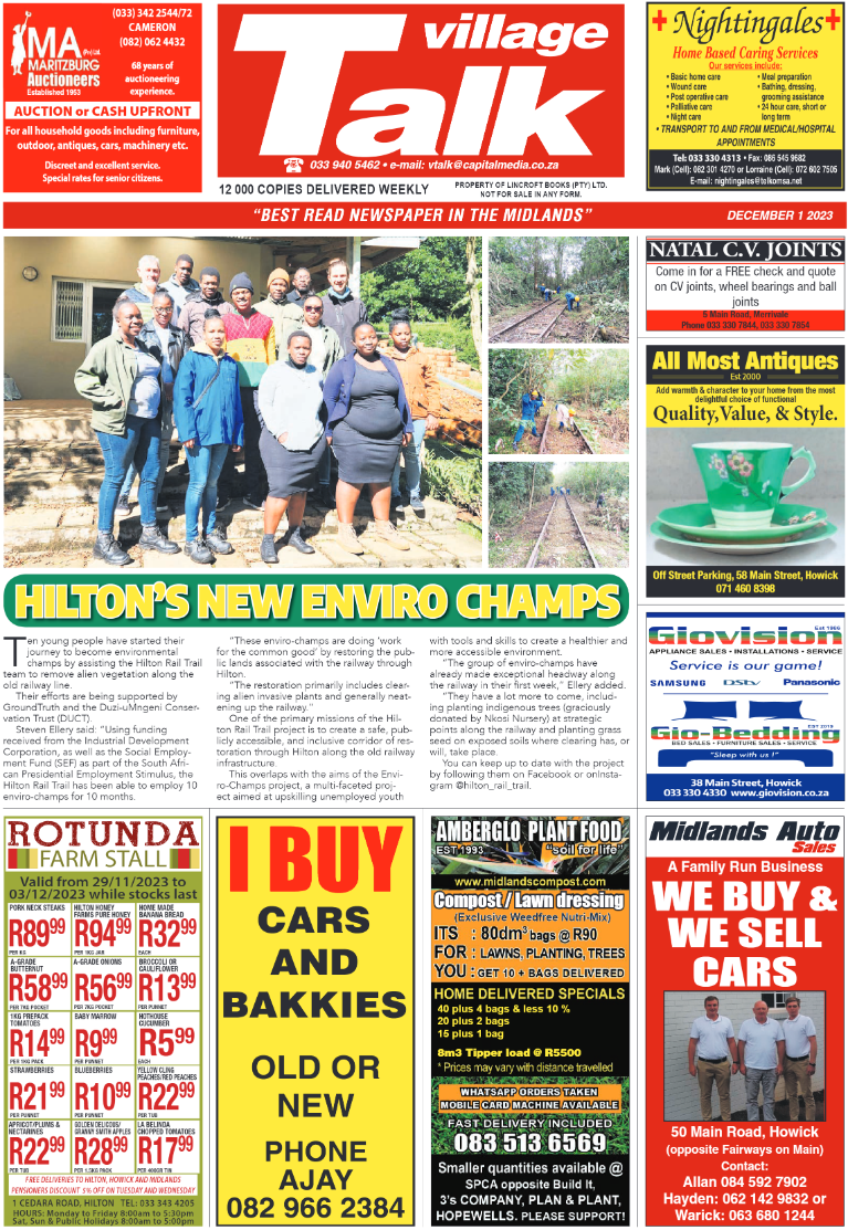 Village Talk 01.12.2023 page 1