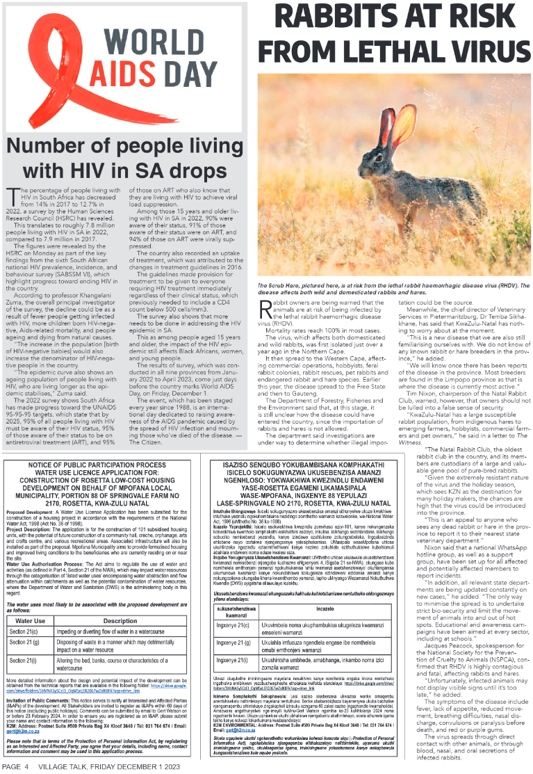 Village Talk 01.12.2023 page 4