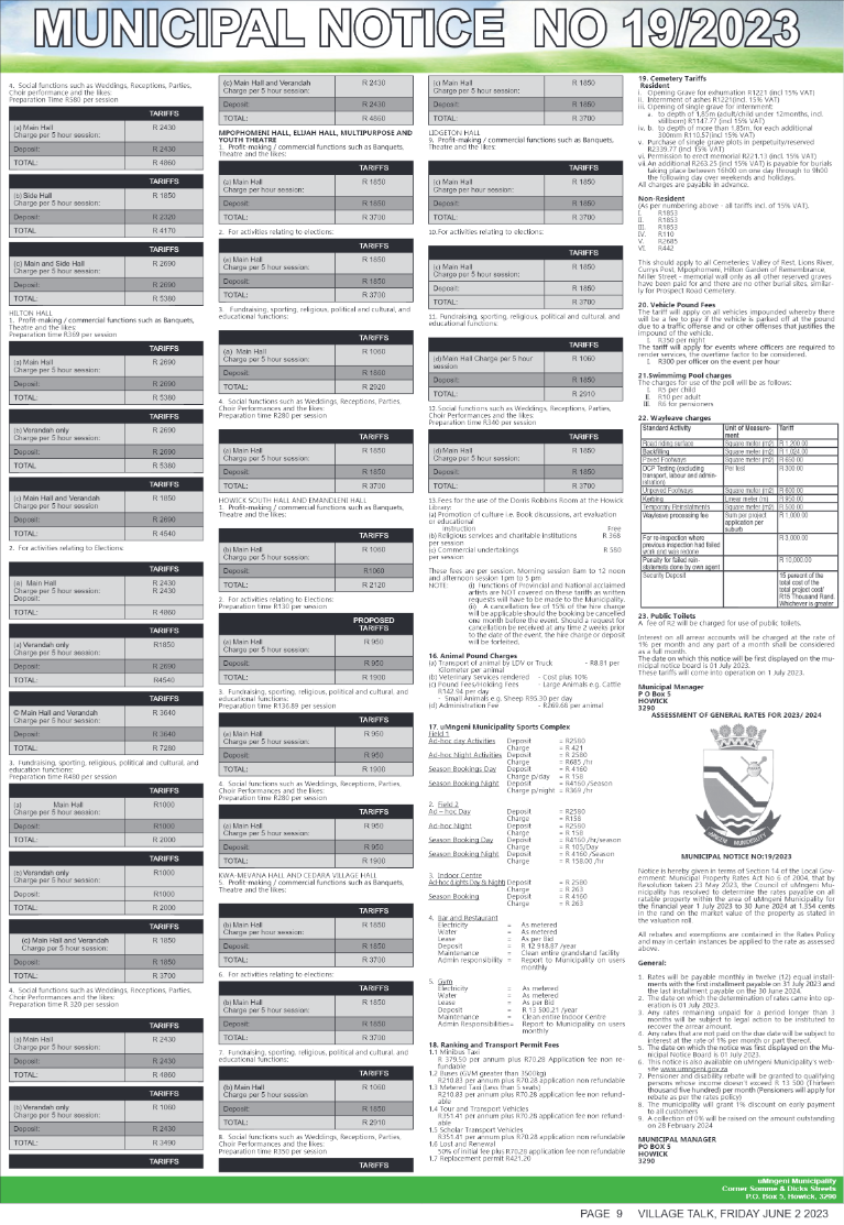 Village Talk 02.06.2023 page 9