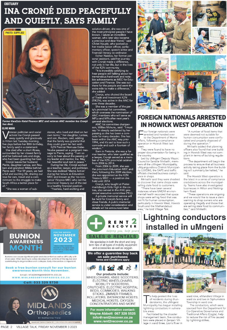 Village Talk 03.11.2023 page 2