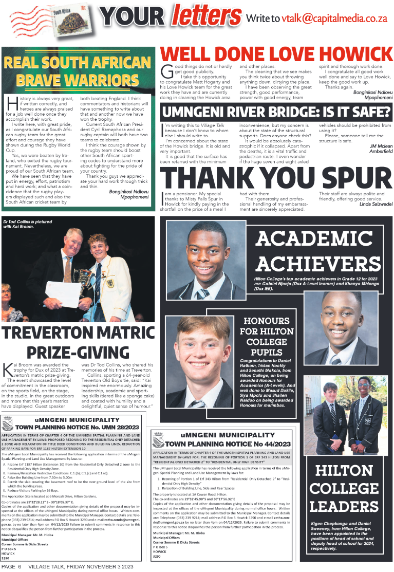 Village Talk 03.11.2023 page 6