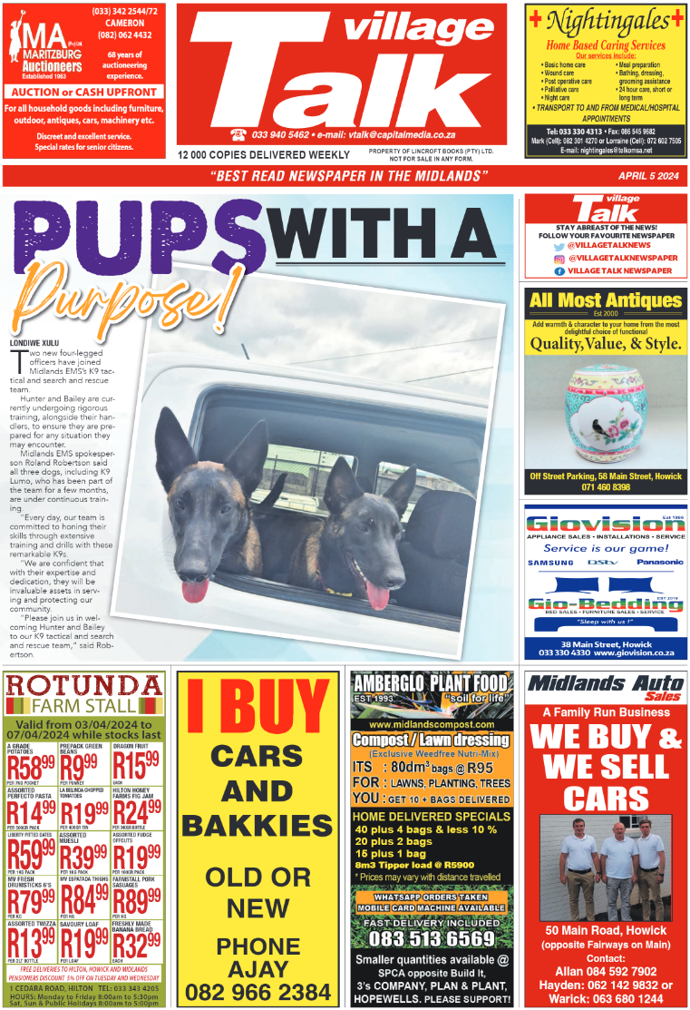 Village Talk 05.04.2024 page 1