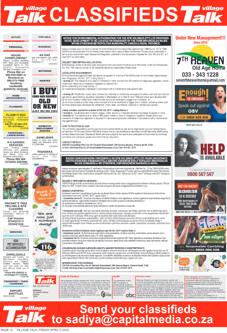 Village Talk 05.04.2024 page 6