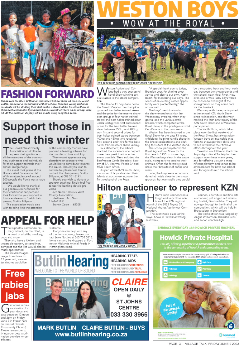 Village Talk 06.09.2023 page 3