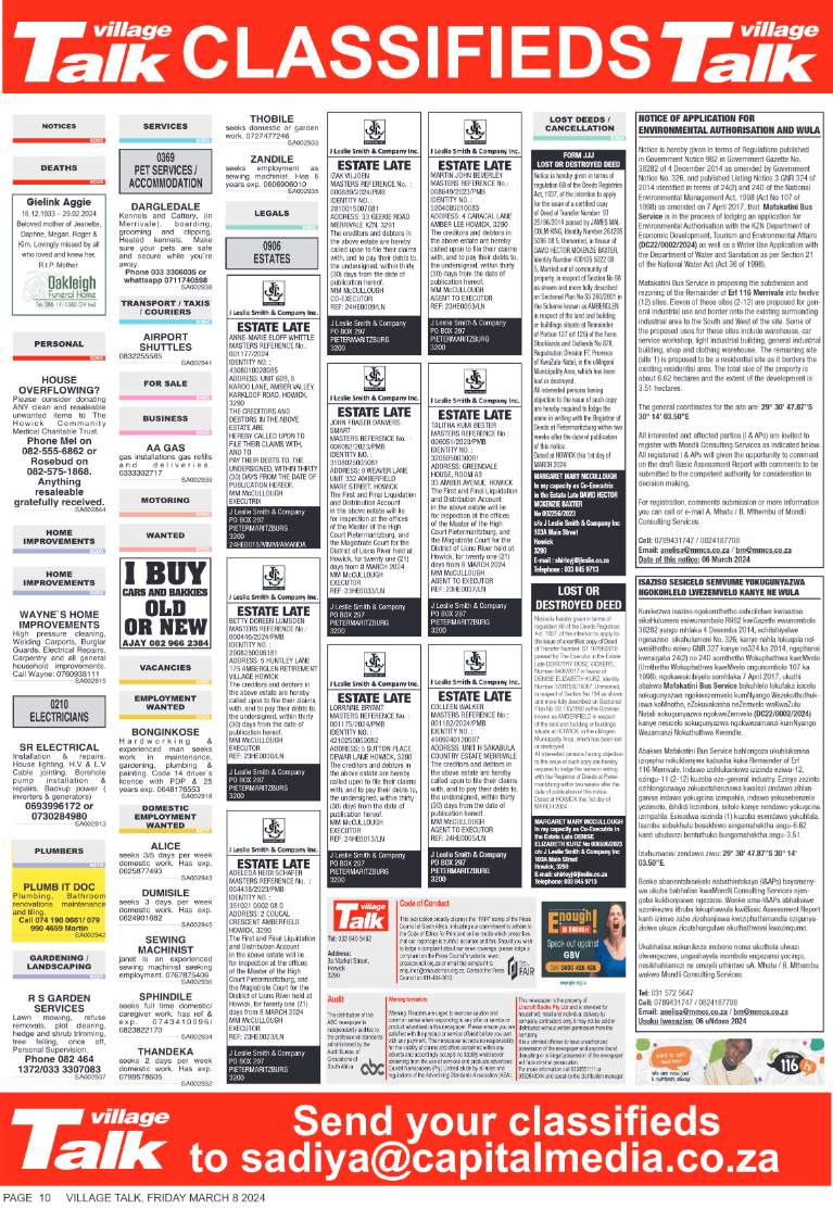 Village Talk 08.03.2024 page 10