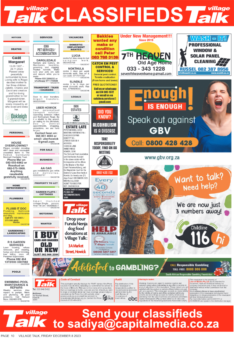 Village Talk 08.12.2023 page 10