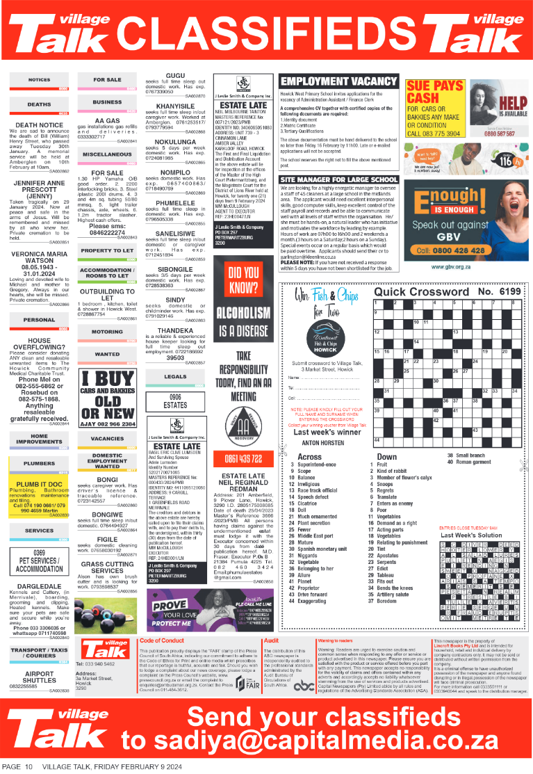 Village Talk 09.02.2024 page 10