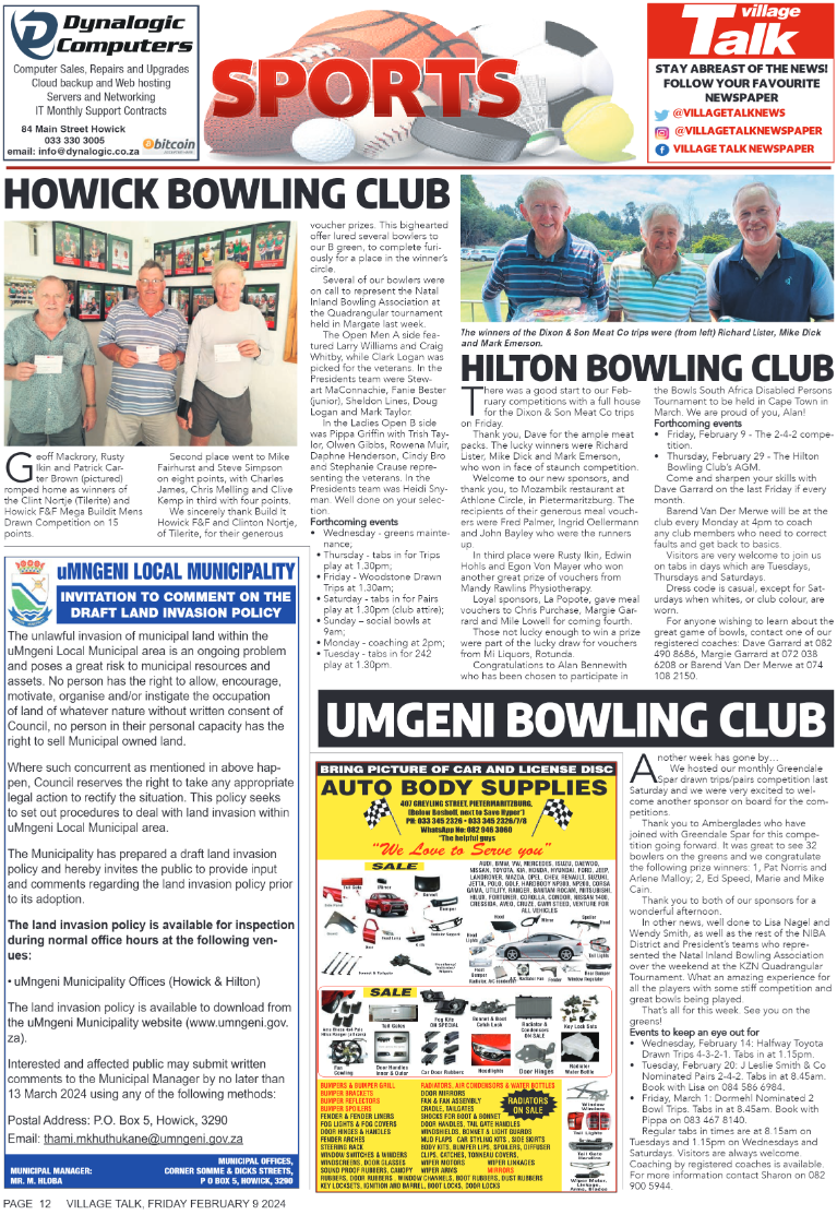 Village Talk 09.02.2024 page 12