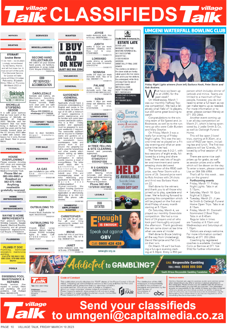 Village Talk 10.03.2023 page 10