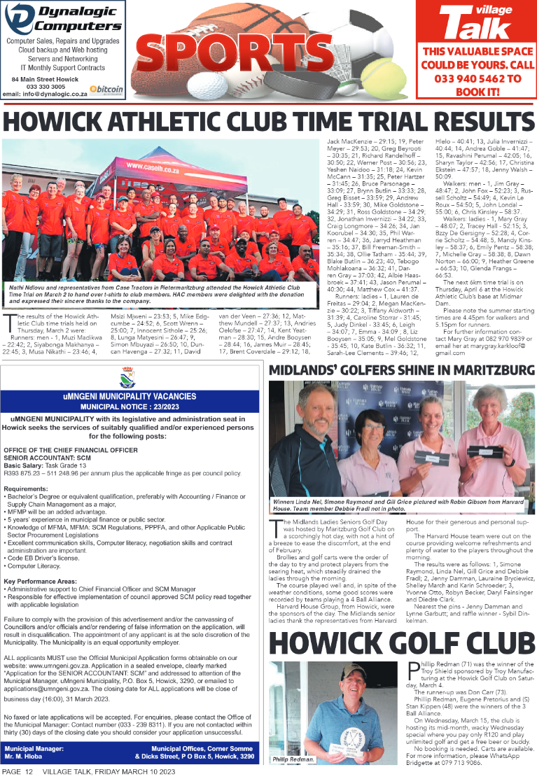 Village Talk 10.03.2023 page 12