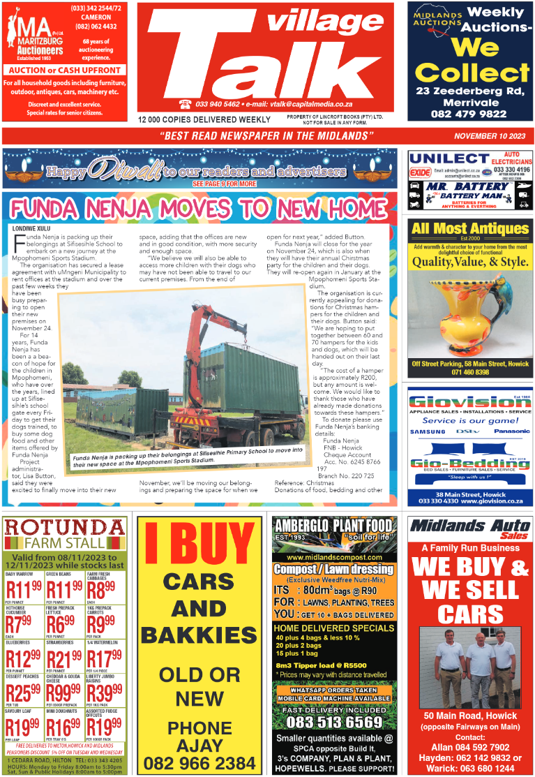 Village Talk 10.11.2023 page 1