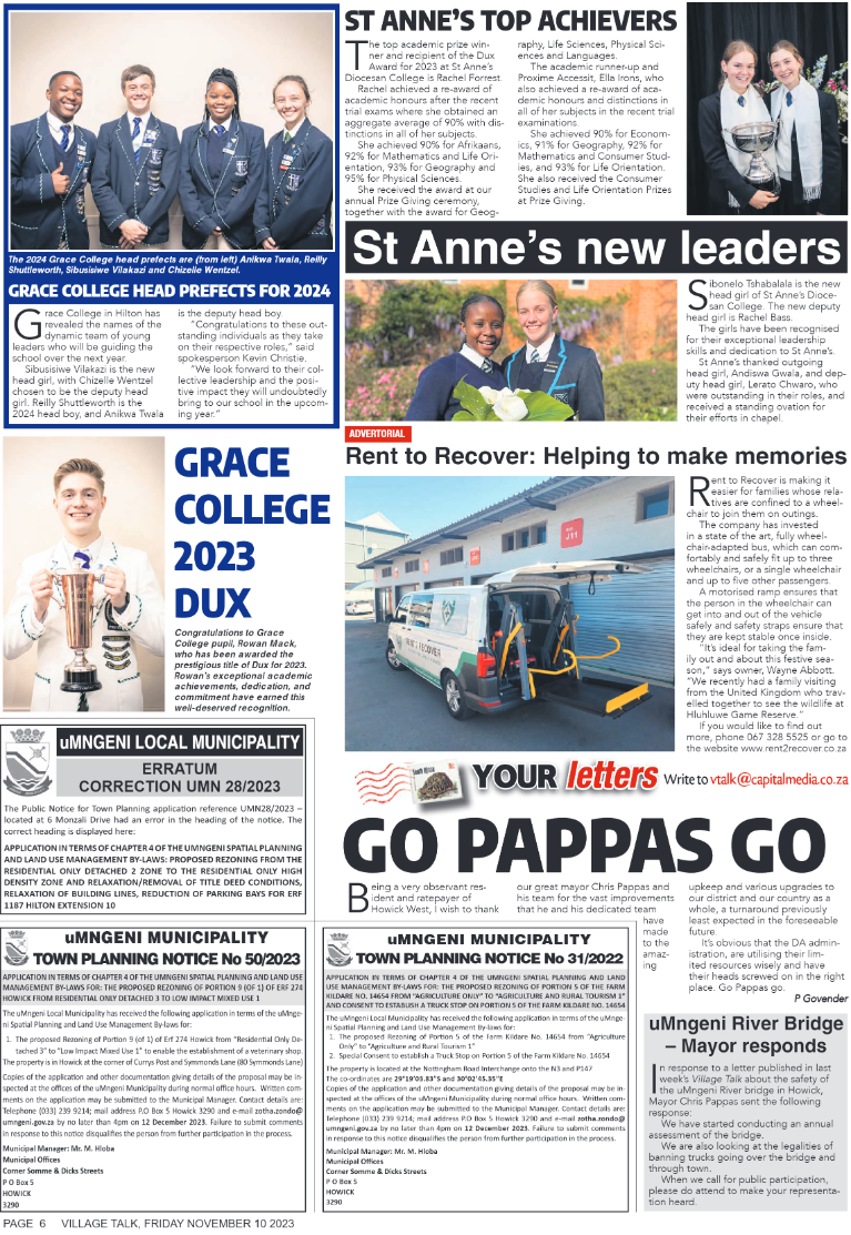 Village Talk 10.11.2023 page 6