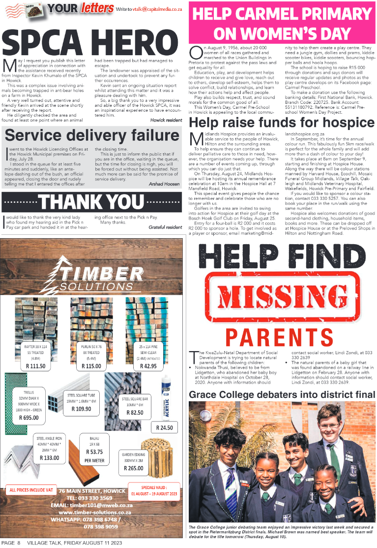 Village Talk 11.08.2023 page 8