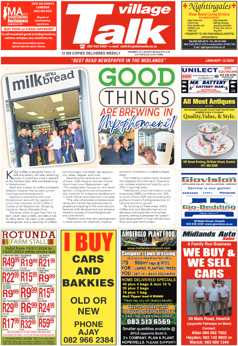 Village Talk 12.01.2024 page 1