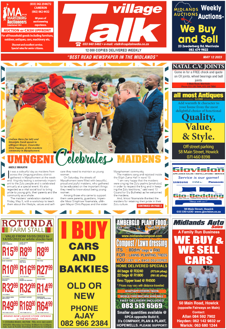 Village Talk 12.05.2023 page 1