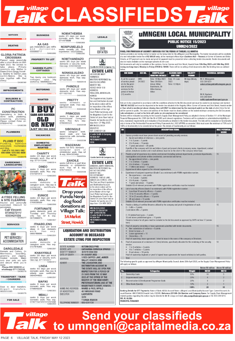 Village Talk 12.05.2023 page 6