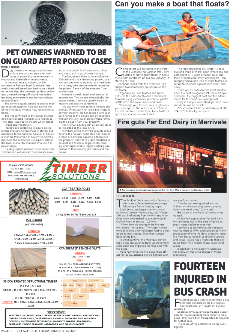 Village Talk 13.01.2023 page 2