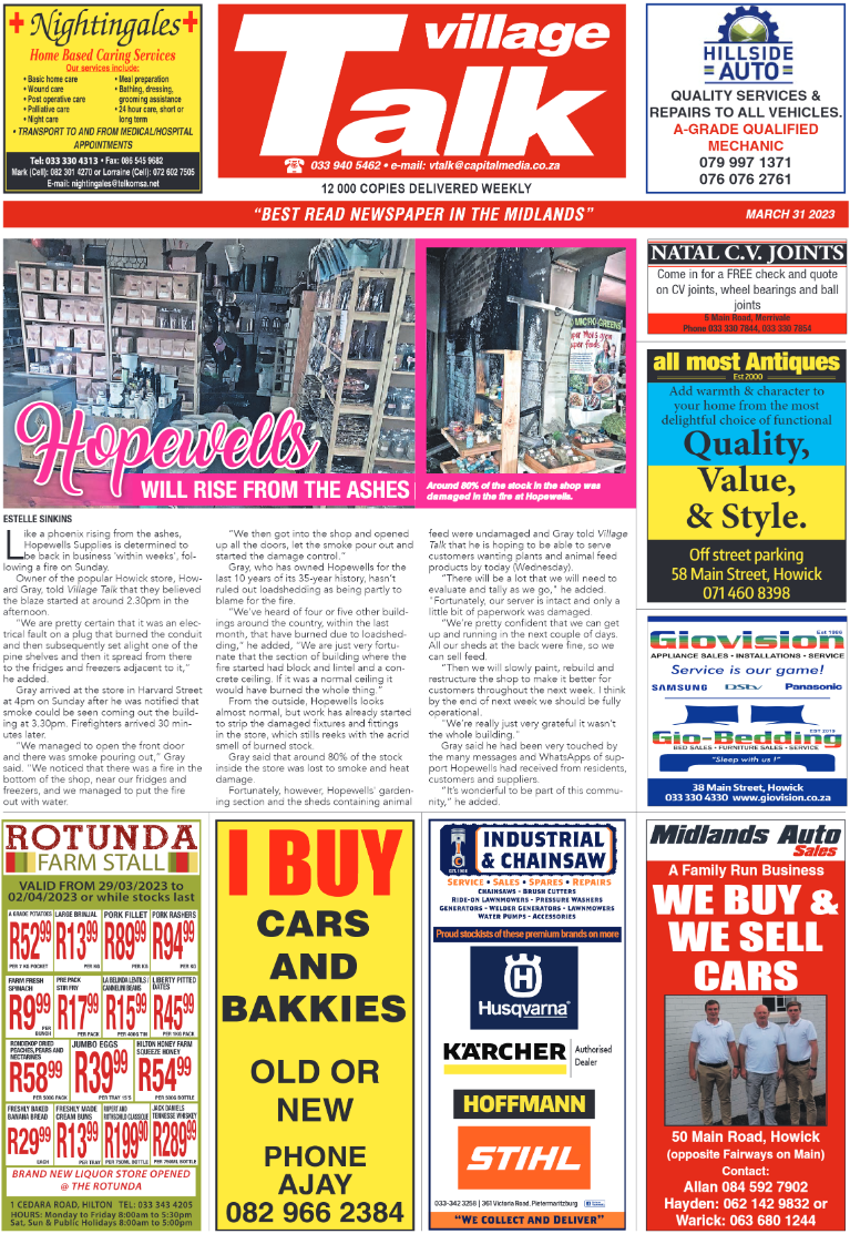 Village Talk 13.03.2023 page 1