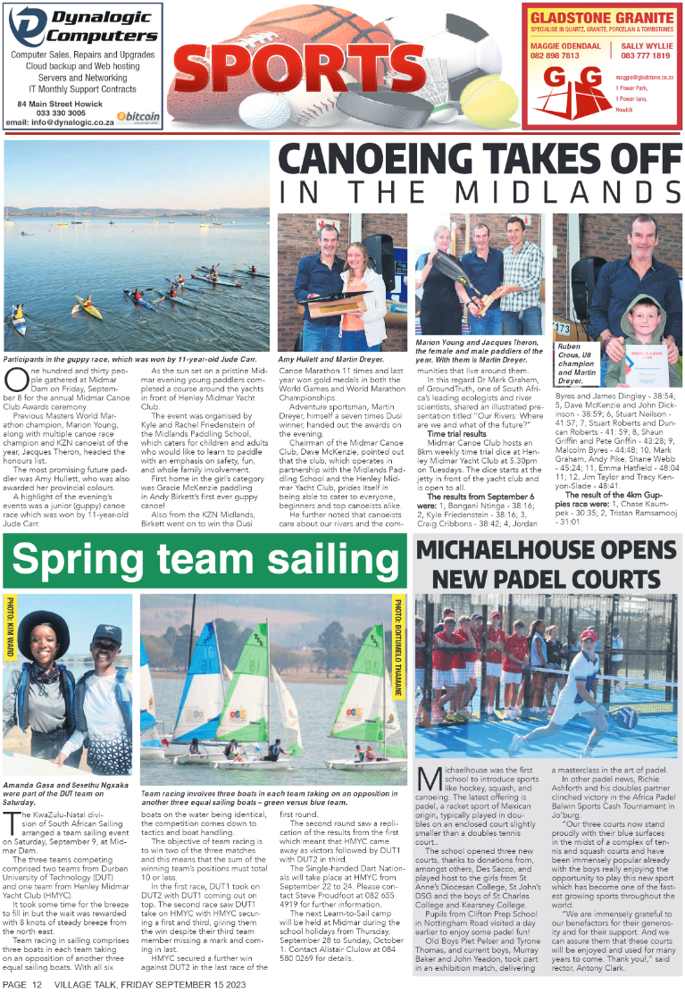 Village Talk 15.09.2023 page 12