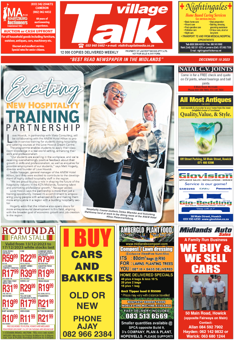 Village Talk 15.12.2023 page 1