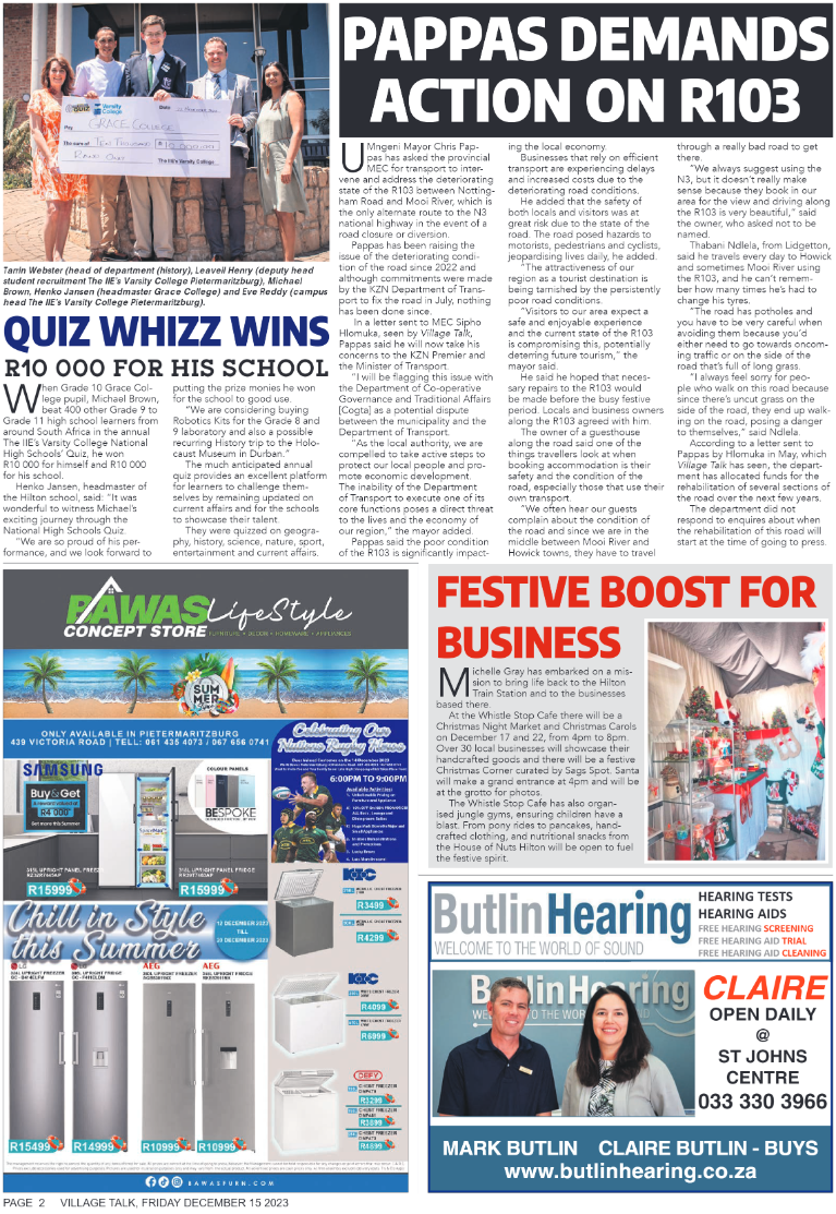 Village Talk 15.12.2023 page 2