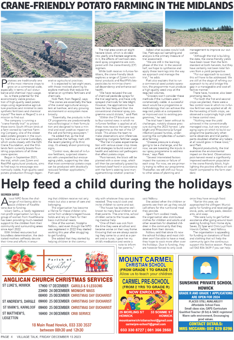 Village Talk 15.12.2023 page 4