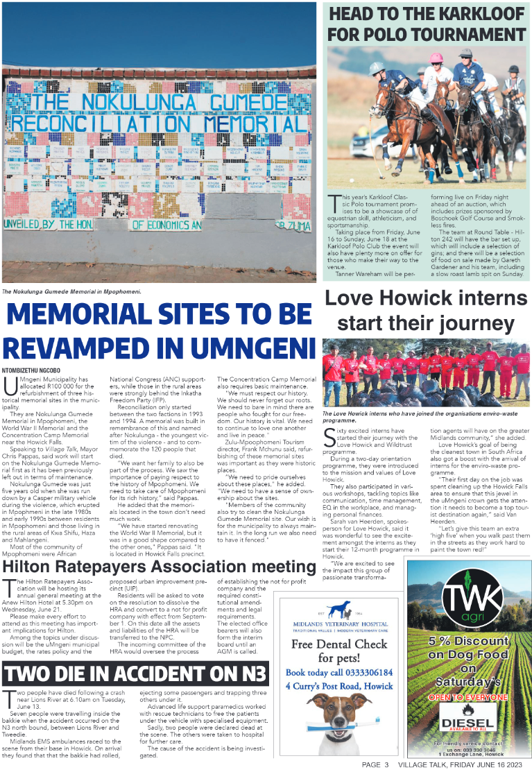 Village Talk 16.06.2023 page 3