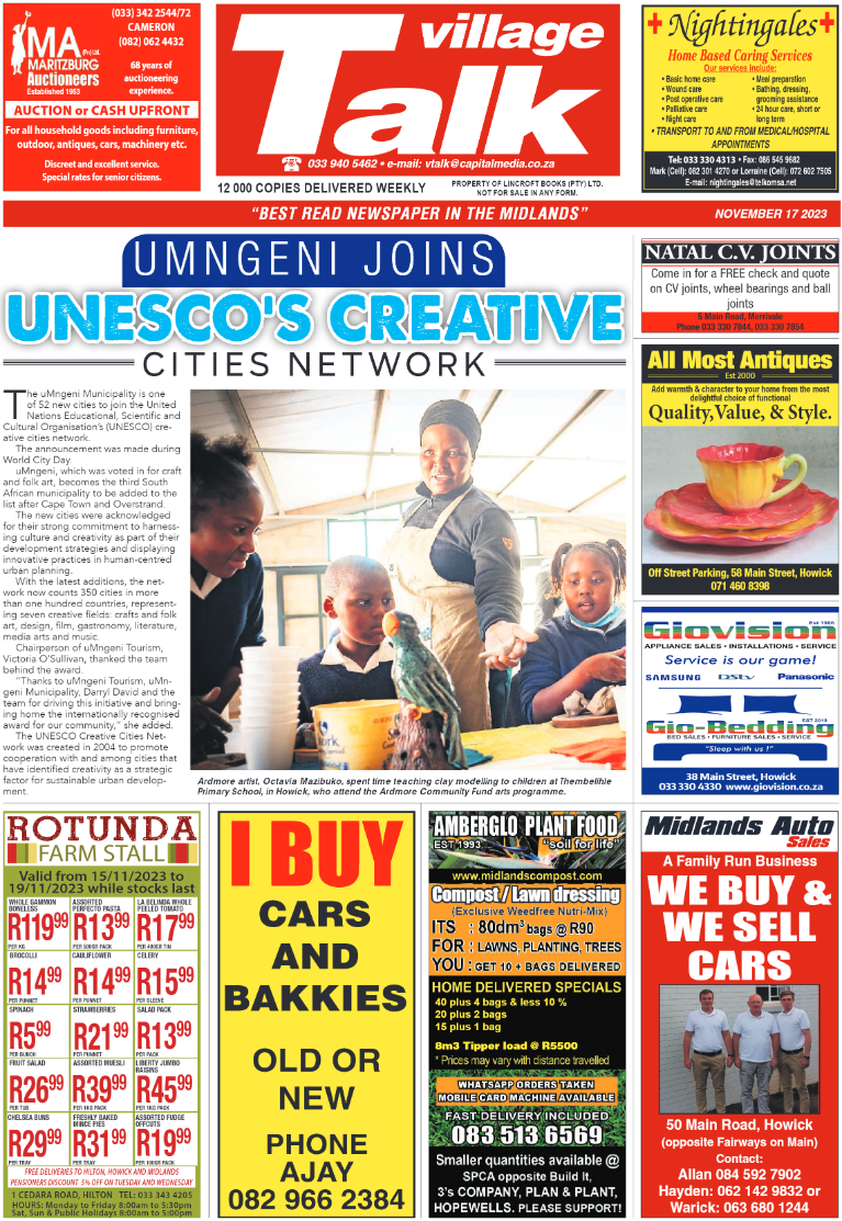 Village Talk 17.11.2023 page 1