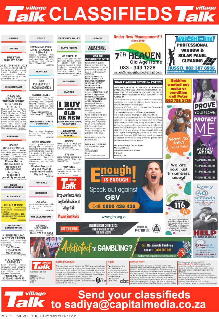 Village Talk 17.11.2023 page 10