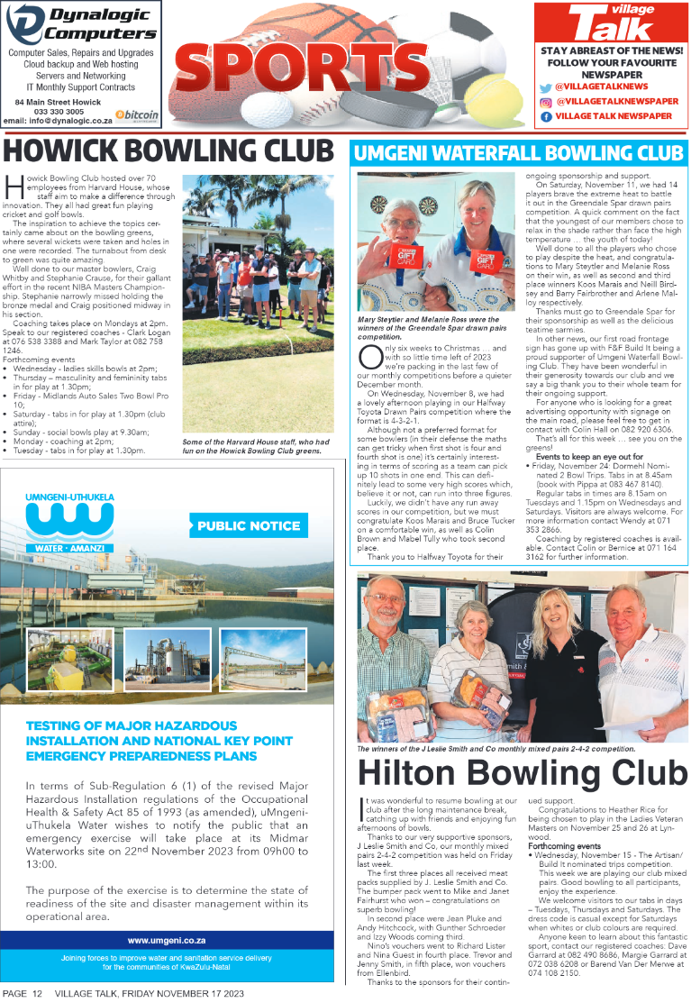 Village Talk 17.11.2023 page 12