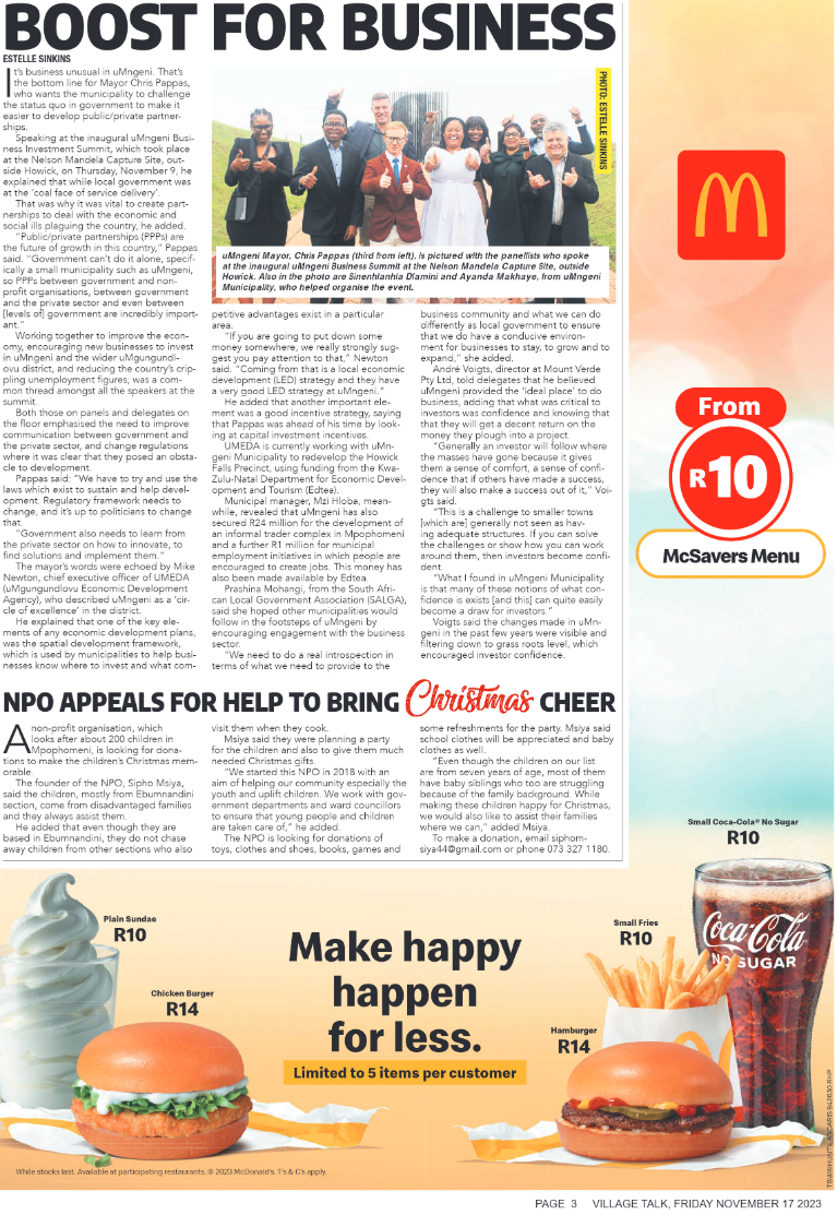 Village Talk 17.11.2023 page 3