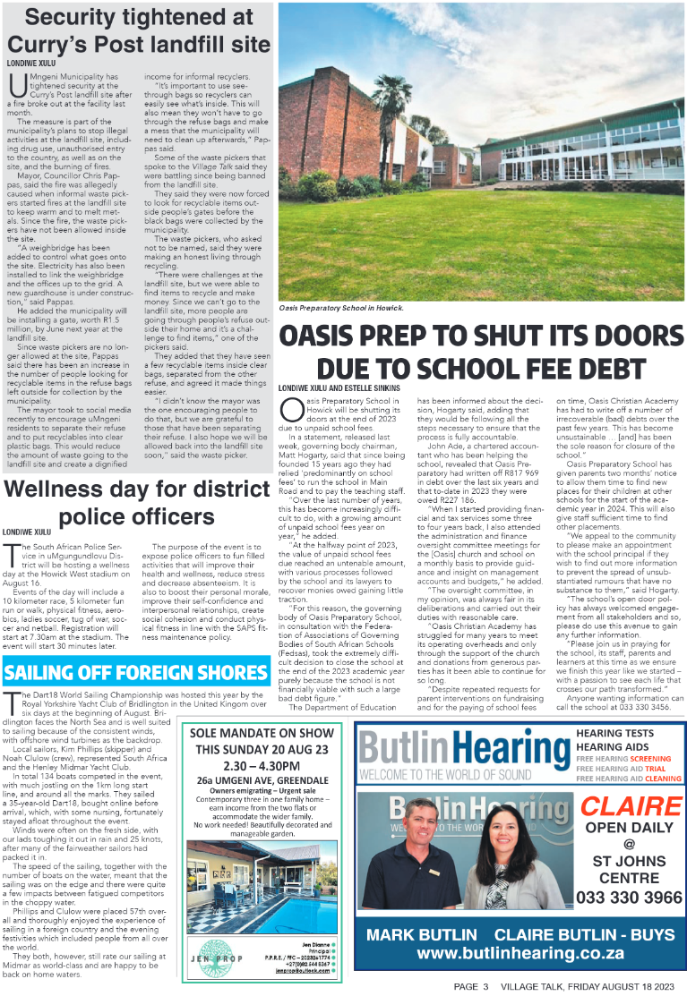 Village Talk 18.08.2023 page 3
