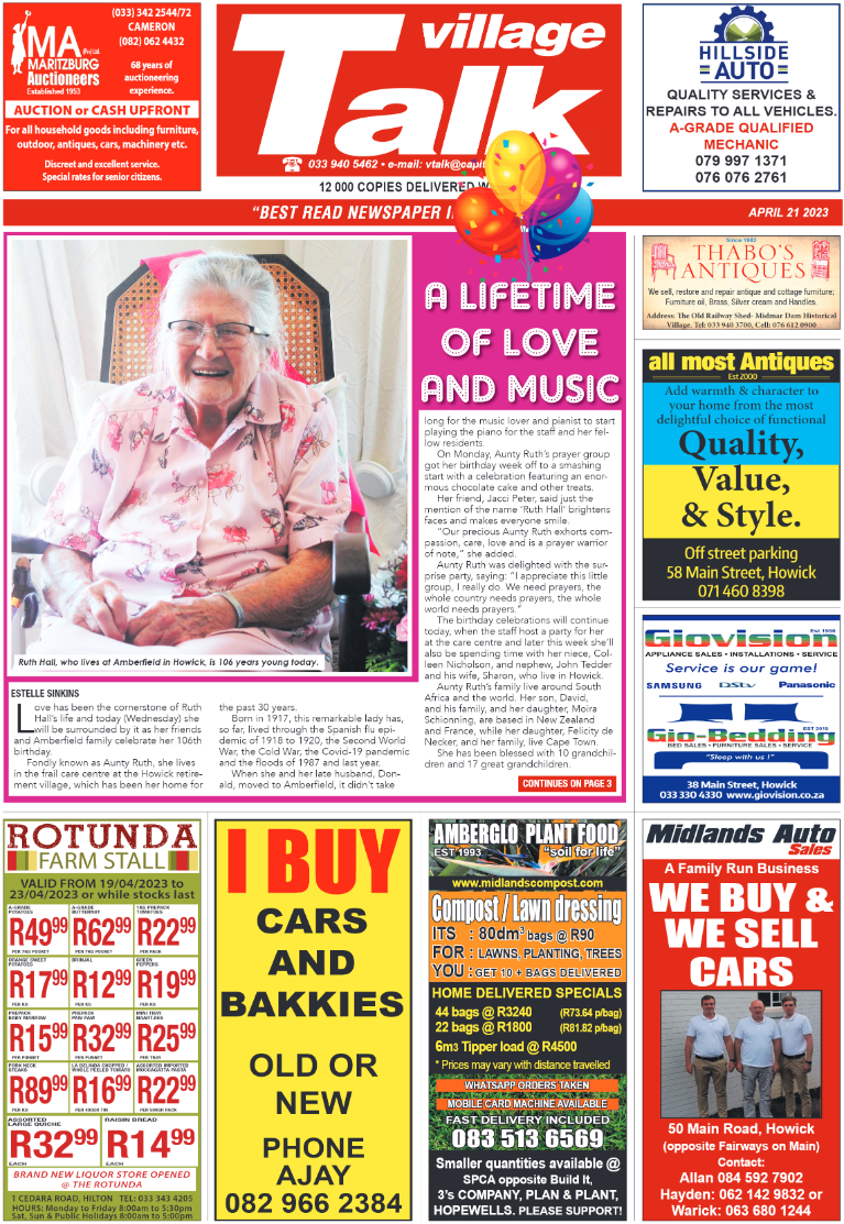 Village Talk 21.04.2023 page 1