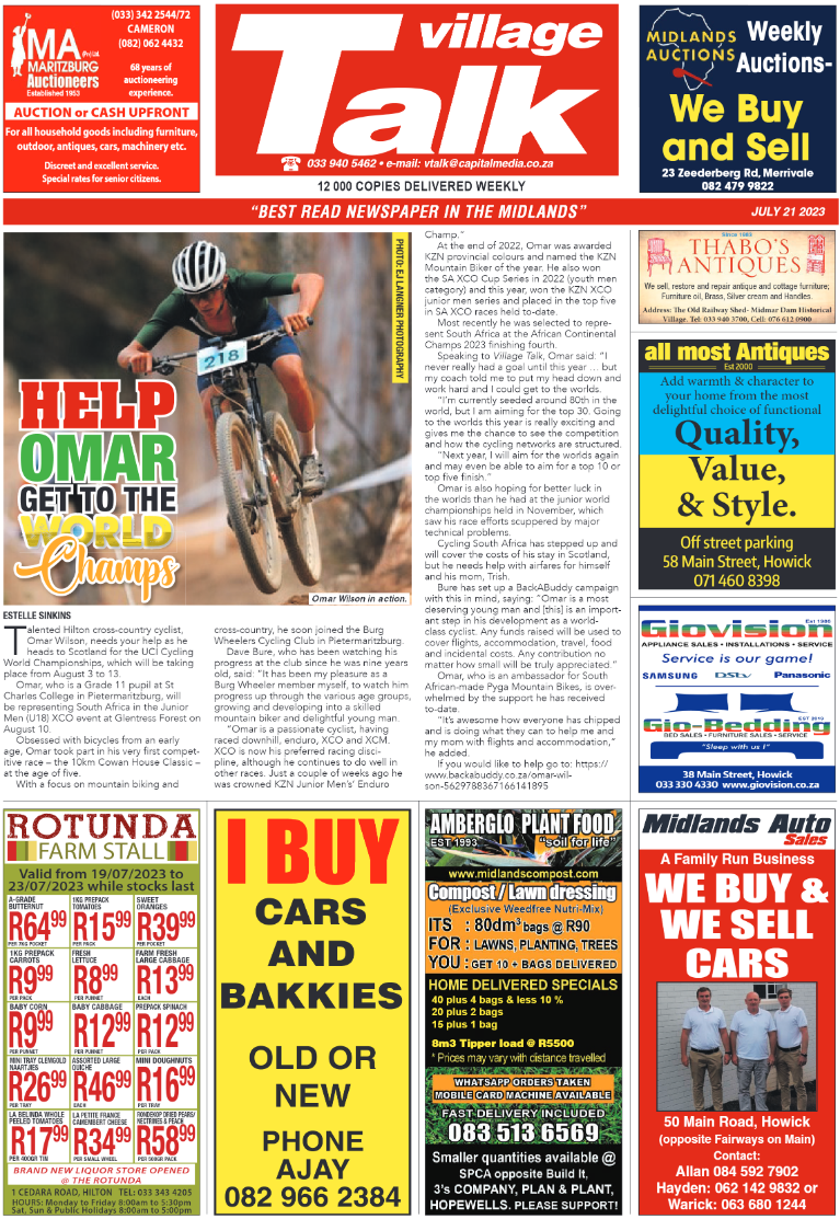 Village Talk 21.07.2023 page 1