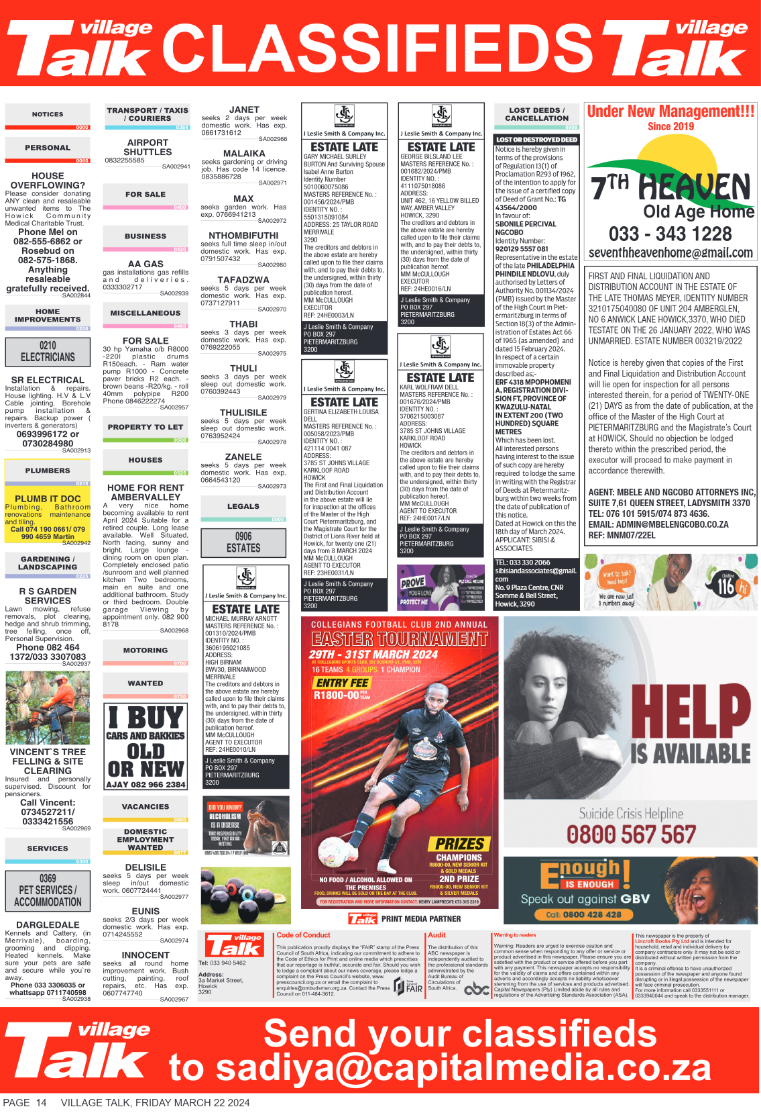 Village Talk 22.03.2024 page 14