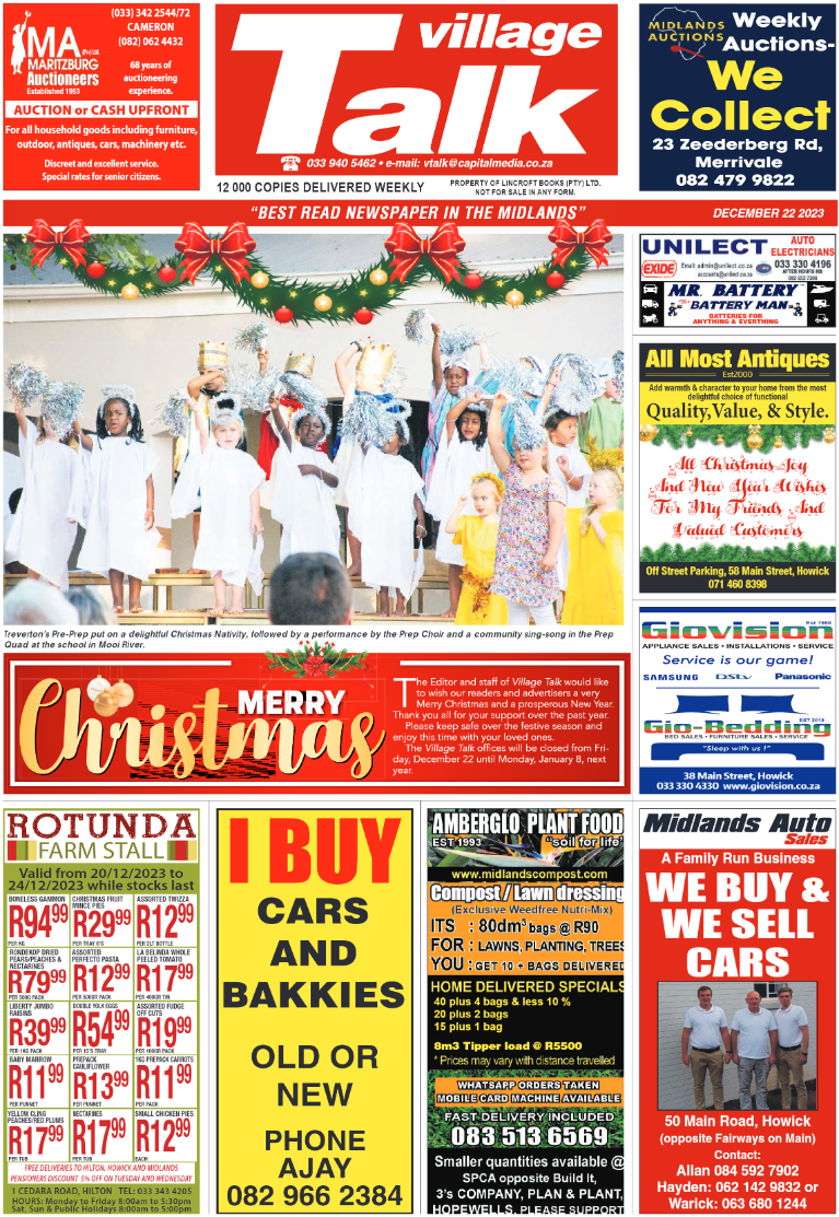 Village Talk 22.12.2023 page 1