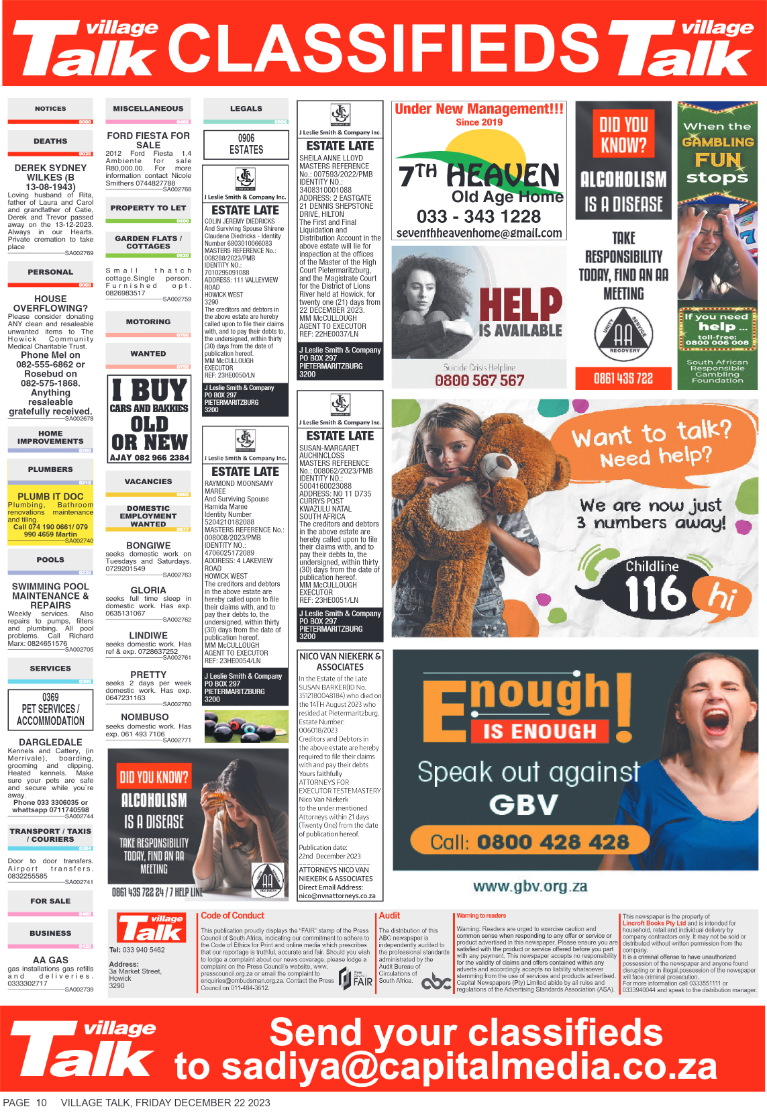 Village Talk 22.12.2023 page 10