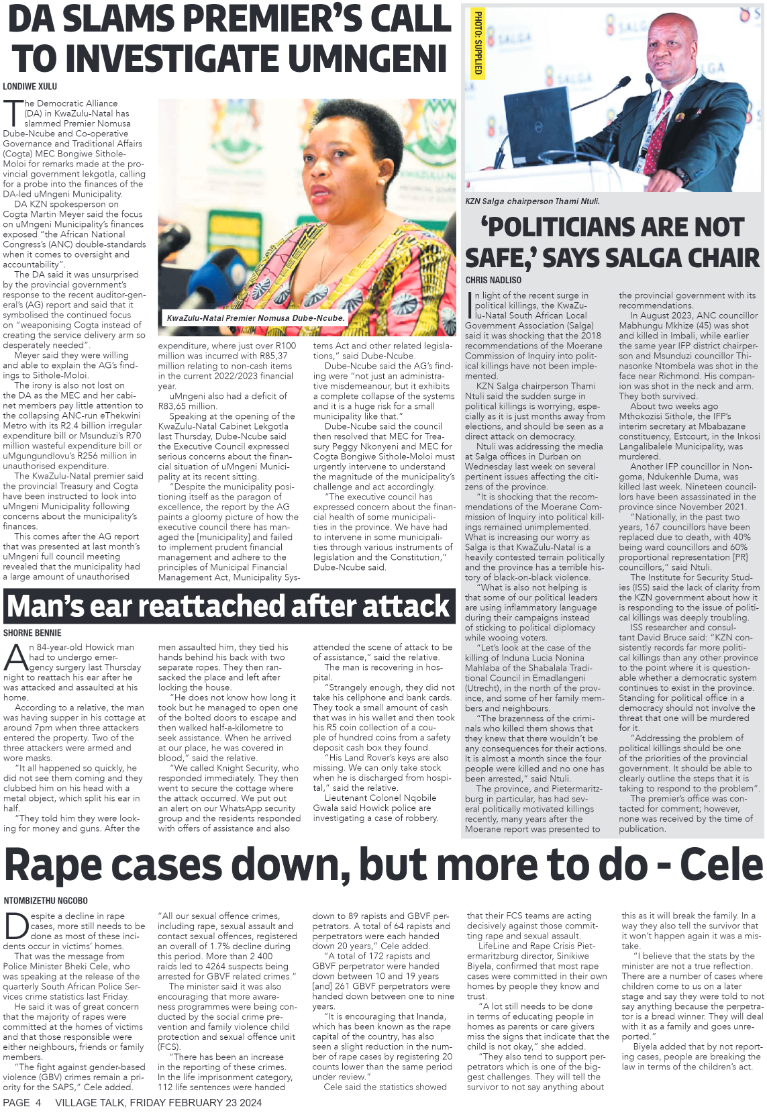 Village Talk 23.02.2024 page 4