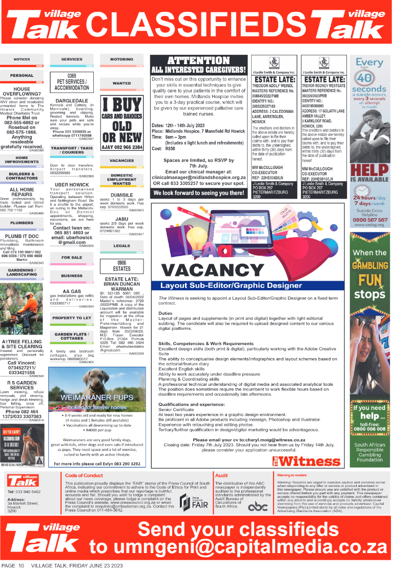 Village Talk 23.06.2023 page 10