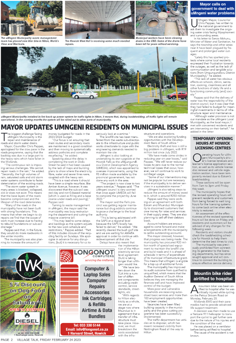 Village Talk 24.02.2023 page 2