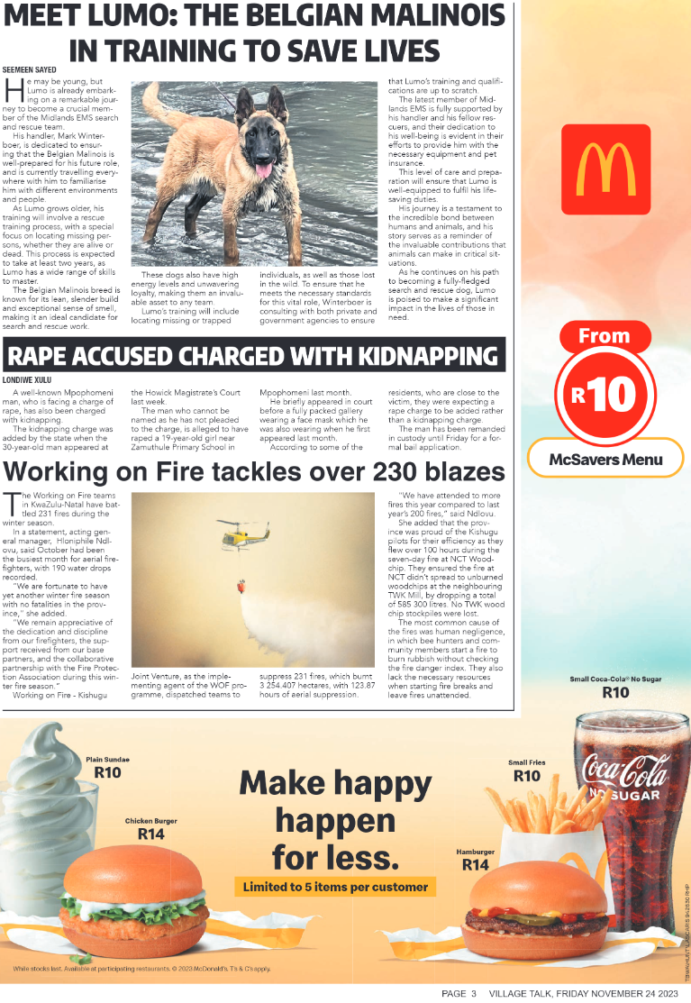 Village Talk 24.11.2023 page 3