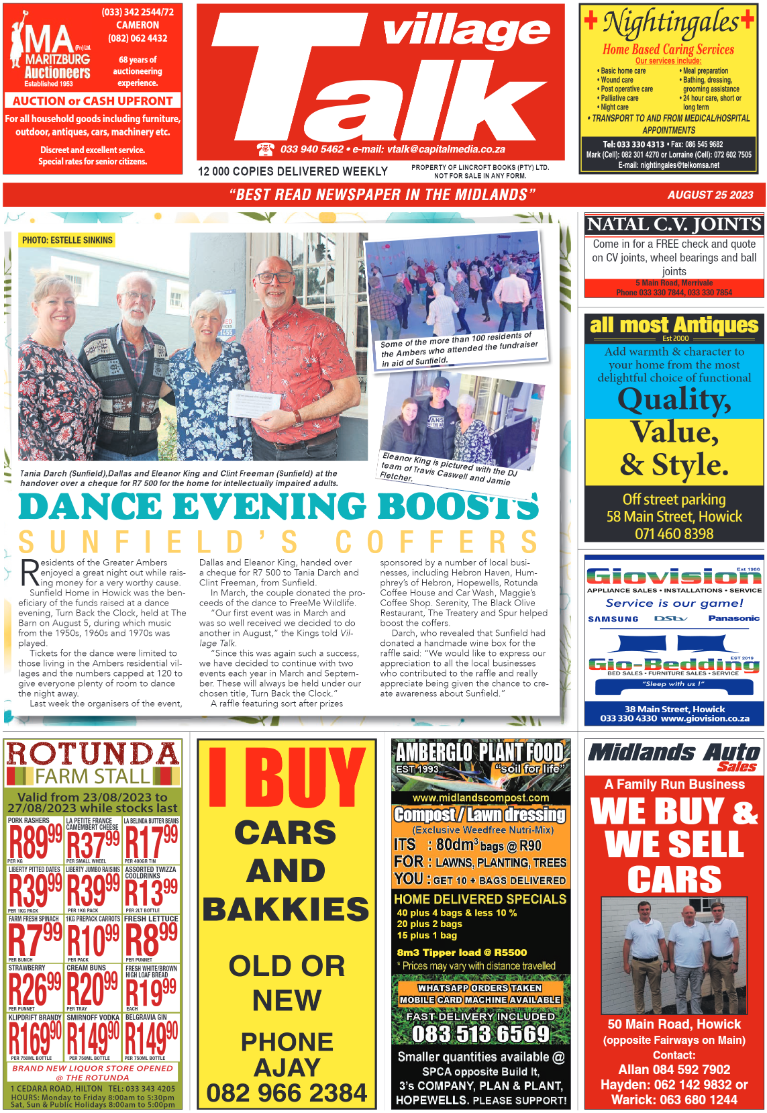 Village Talk 25.08.2023 page 1