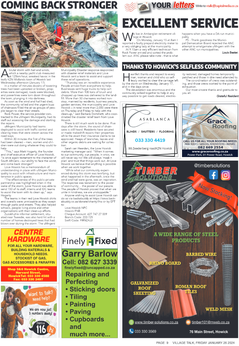 Village Talk 26.01.2024 page 9