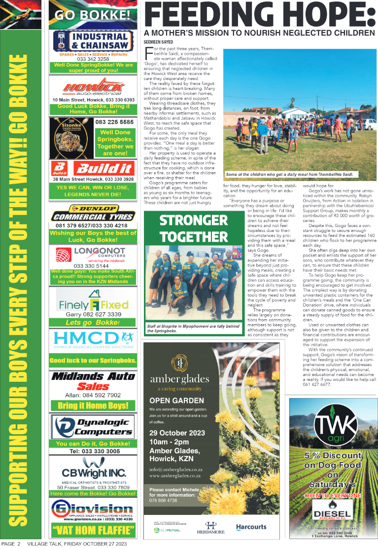 Village Talk 27.10.2023 page 2