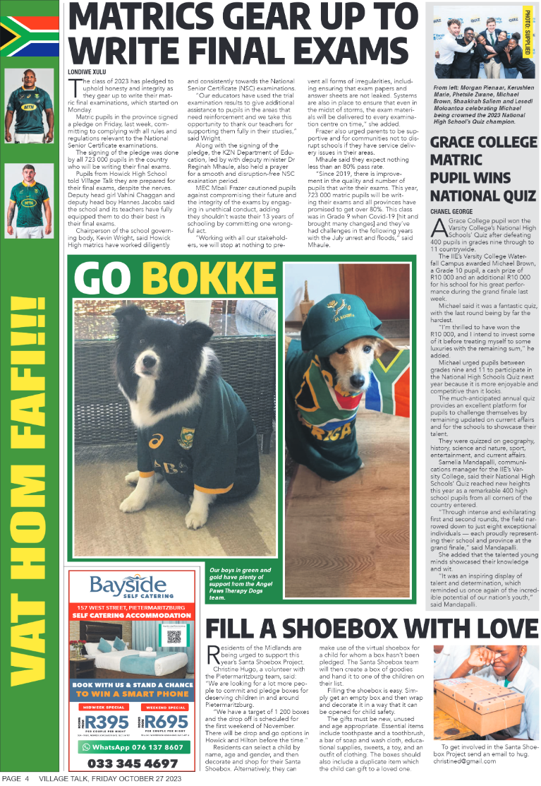 Village Talk 27.10.2023 page 4