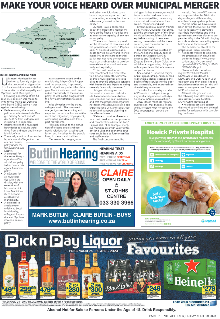 Village Talk 28.04.2023 page 3