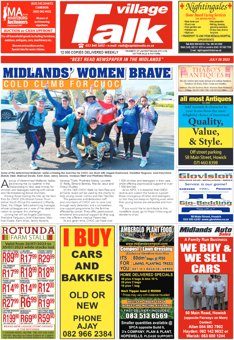 Village Talk 28.07.2023 page 1