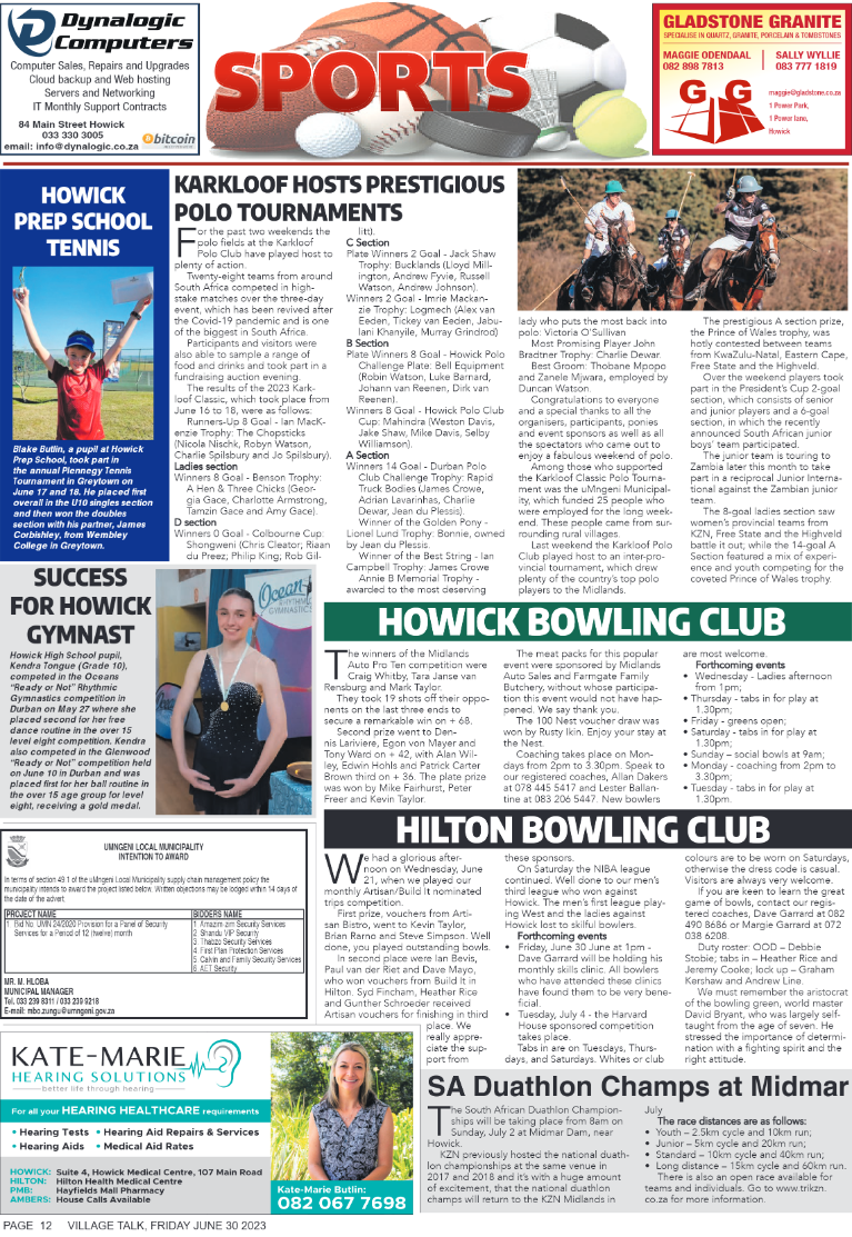 Village Talk 30.06.2023 page 12